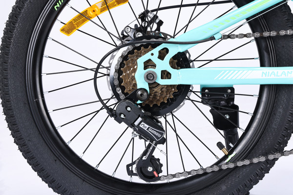 Изображение товара Детский велосипед Nialanti Pixel 1.0 MD 2025 (бирюзовый, разобранный, в коробке)