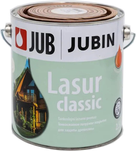 Изображение товара Лазурь для древесины Jub Lasur Classic №17 (2.5л, тик)