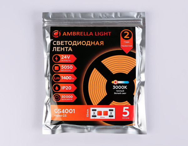 Изображение товара Светодиодная лента Ambrella GS4001