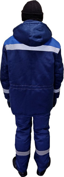 Изображение товара Куртка рабочая Урарту Легион утепленная (р.56-58, 158-164, темно-синий/василек)