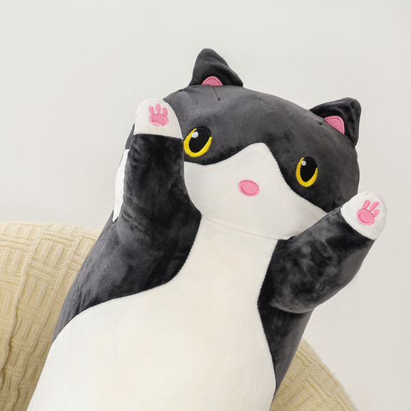 Изображение товара Подушка-игрушка Sima-Land Котик / 10627994 (черный)