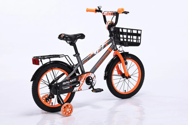 Изображение товара Детский велосипед Nialanti Spike 16 2025 (серый/оранжевый)