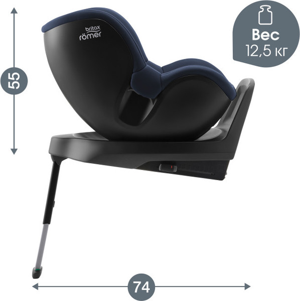 Изображение товара Автокресло Britax Romer Dualfix Plus  (Night Blue)