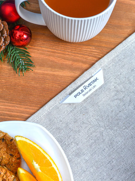 Изображение товара Набор полотенец Pole Kvetak (Беларускі лён) 46x60 24С112-ШР/рп/фкор/к. (345 Рождественские пряники 1/сорт 1)