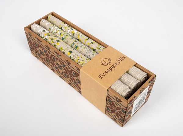 Изображение товара Набор полотенец Pole Kvetak (Беларускі лён) 46x60 24С27-ШР/р.п/фкор/к. (359 Полевые цветы 1/сорт 1)