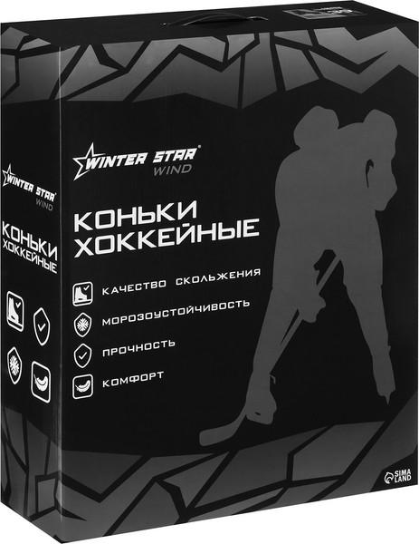 Изображение товара Коньки хоккейные Winter Star 9667110 (р.36)