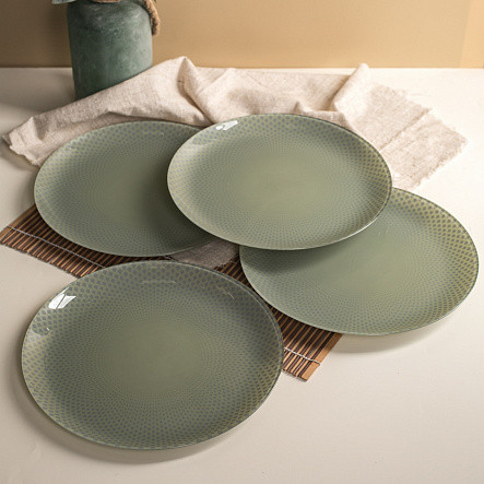 Изображение товара Тарелка столовая обеденная Luminarc Celeste V8792 (зеленый)