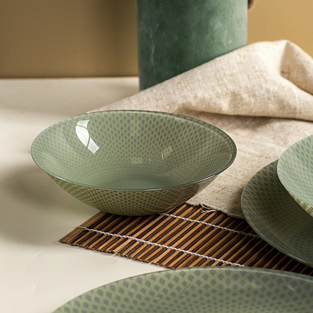 Изображение товара Тарелка столовая обеденная Luminarc Celeste V8792 (зеленый)