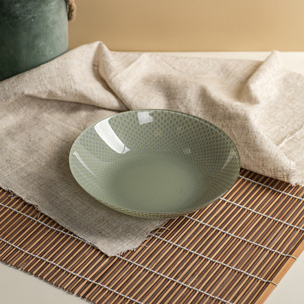 Изображение товара Тарелка столовая глубокая Luminarc Celeste V8794 (зеленый)