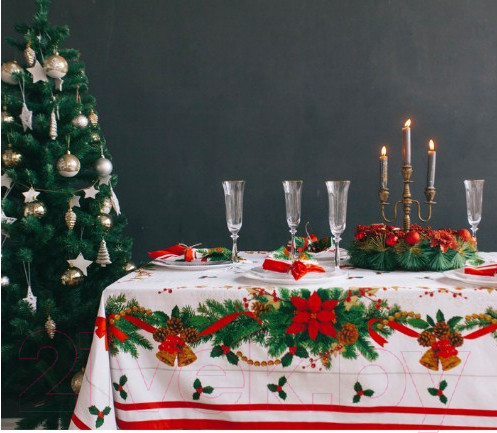 Изображение товара Скатерть Этель Рождественский бал / 1652731