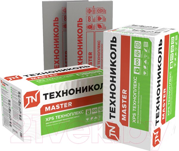 Изображение товара Экструдированный пенополистирол Технониколь Техноплекс FAS/2 1180x580x30-L (13 листов)