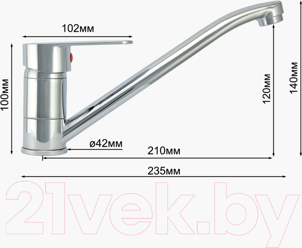 Изображение товара Смеситель Istok 0402.716
