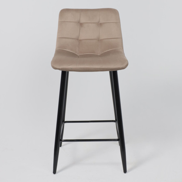 Изображение товара Стул барный AksHome Mia (бежевый велюр HLR08/черный)