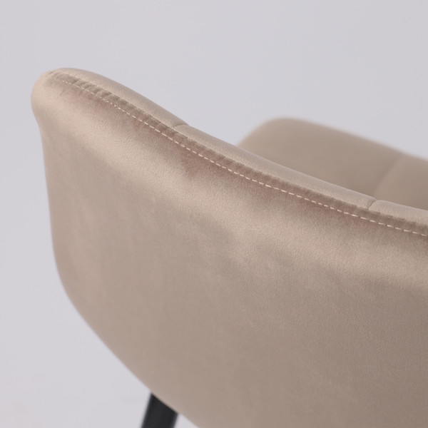 Изображение товара Стул барный AksHome Mia (бежевый велюр HLR08/черный)