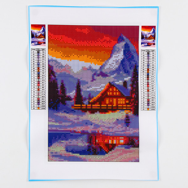 Изображение товара Набор алмазной вышивки Школа талантов Домик в горах / 10335477