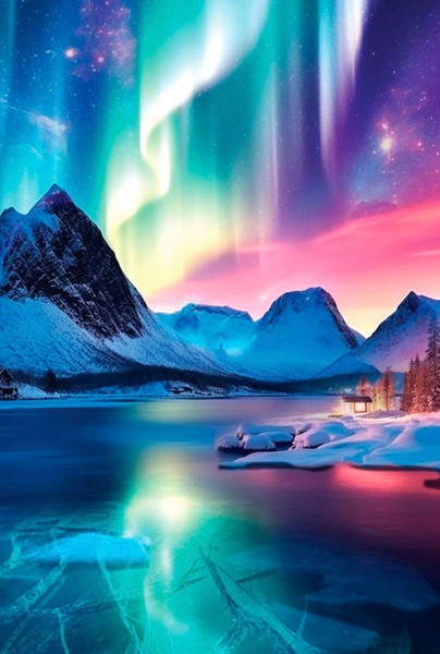 Изображение товара Набор алмазной вышивки Школа талантов Северное сияние / 10335478