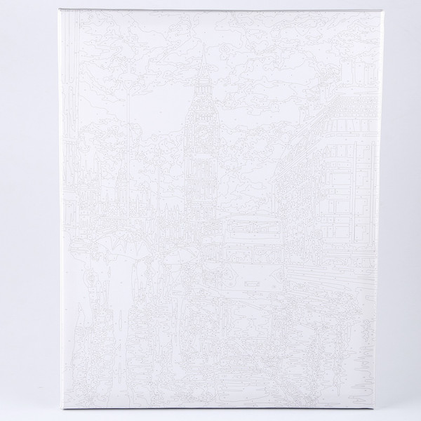 Изображение товара Картина по номерам Школа талантов Дождливая улица / 9898615