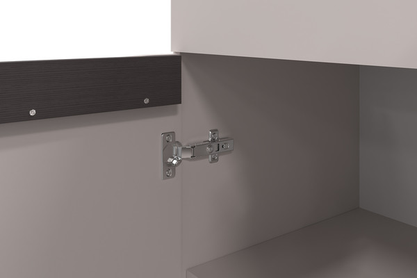 Изображение товара Тумба Bravo Мебель Тиана 6ящ. (персидский жемчуг/вольфрам)