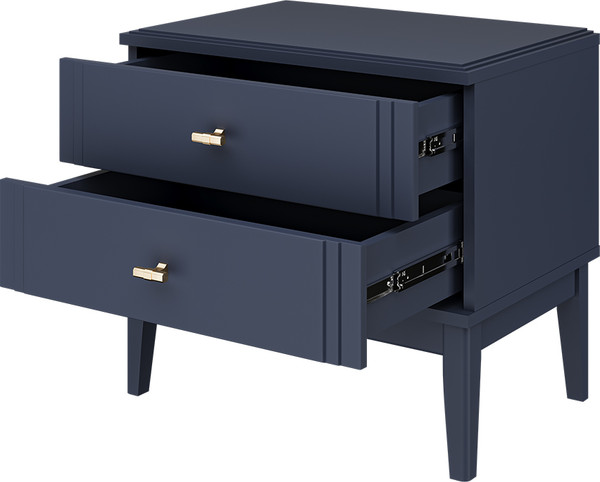 Изображение товара Прикроватная тумба Bravo Мебель Джали (ночное небо/лак темный лазурный)
