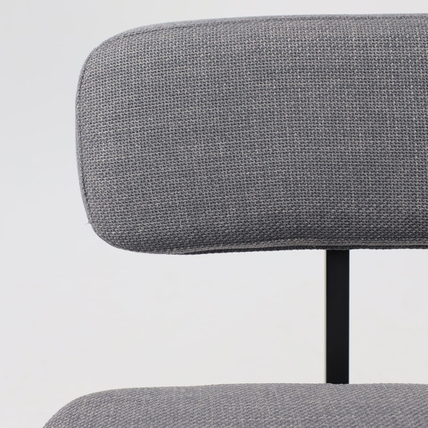 Изображение товара Кресло мягкое AksHome Aspen (серая рогожка Bjorn 13/черный)