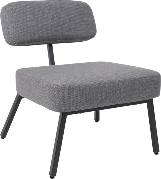 Изображение товара Кресло мягкое AksHome Aspen (серая рогожка Bjorn 13/черный)