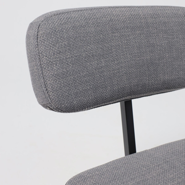 Изображение товара Кресло мягкое AksHome Aspen (серая рогожка Bjorn 13/черный)