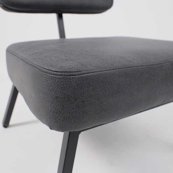 Изображение товара Кресло мягкое AksHome Aspen (экокожа винтажный черный Watusi 16/черный)