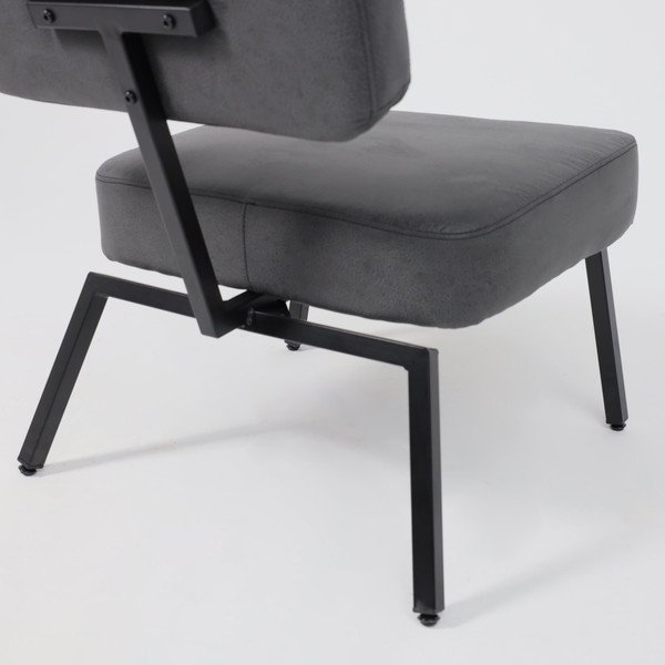 Изображение товара Кресло мягкое AksHome Aspen (экокожа винтажный черный Watusi 16/черный)