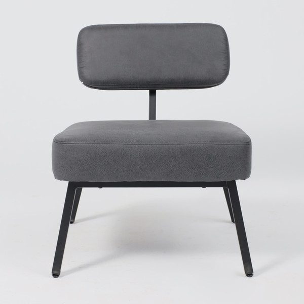 Изображение товара Кресло мягкое AksHome Aspen (экокожа винтажный черный Watusi 16/черный)