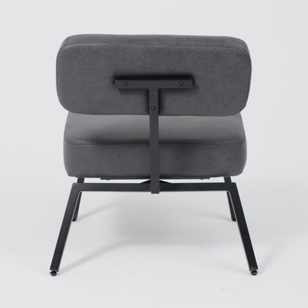 Изображение товара Кресло мягкое AksHome Aspen (экокожа винтажный черный Watusi 16/черный)