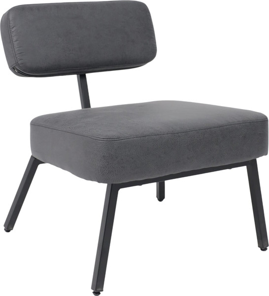 Изображение товара Кресло мягкое AksHome Aspen (экокожа винтажный черный Watusi 16/черный)