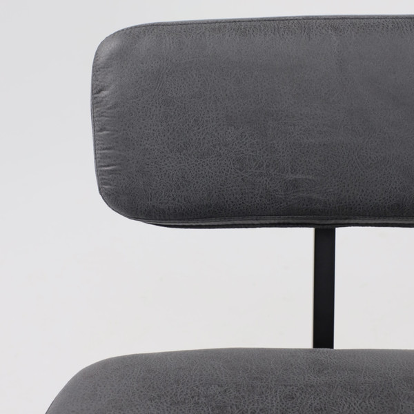 Изображение товара Кресло мягкое AksHome Aspen (экокожа винтажный черный Watusi 16/черный)