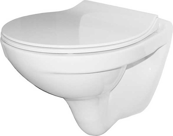 Изображение товара Унитаз подвесной с инсталляцией Керамин Санти R Slim МЛ Премиум c кнопкой K5236-К-EEA4