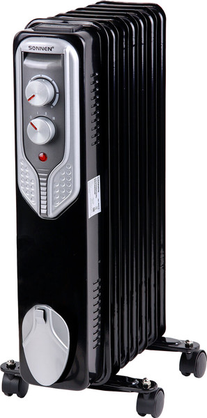 Изображение товара Масляный радиатор Sonnen DFN-09BL / 455311 (черный)