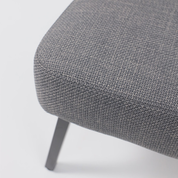 Изображение товара Кресло мягкое AksHome Booker (серая рогожка Bjorn 13/черный)