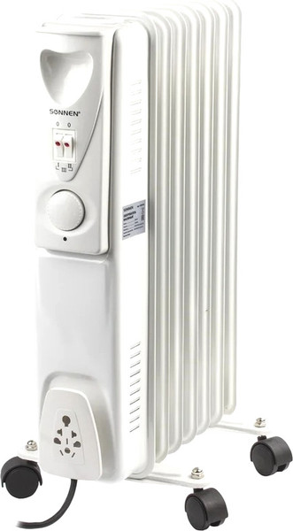 Изображение товара Масляный радиатор Sonnen DFS-07 / 453498 (белый)