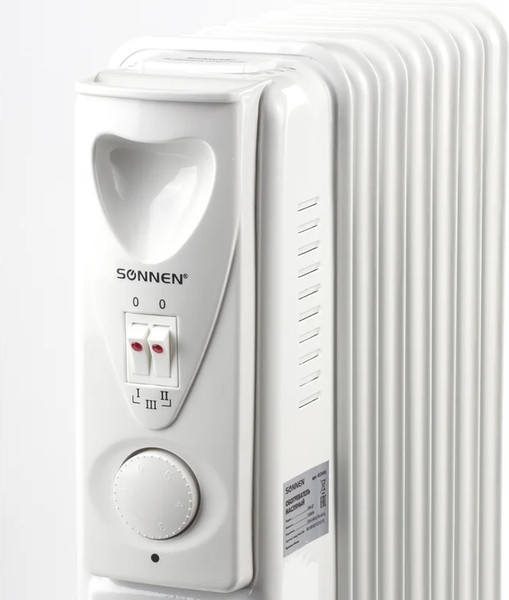 Изображение товара Масляный радиатор Sonnen DFS-07 / 453498 (белый)