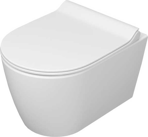 Изображение товара Унитаз подвесной с инсталляцией Керамин Трент R МЛ Slim Премиум c кнопкой K5236-К-EEA2