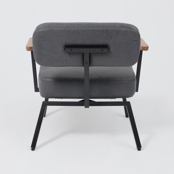 Изображение товара Кресло мягкое AksHome Booker (экокожа винтажный черный Watusi 16/черный)