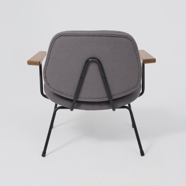 Изображение товара Кресло мягкое AksHome Rudo (серый букле SD8068-5/черный)