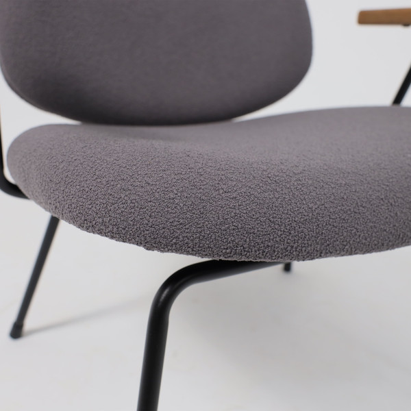 Изображение товара Кресло мягкое AksHome Rudo (серый букле SD8068-5/черный)