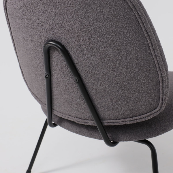 Изображение товара Кресло мягкое AksHome Rudo (серый букле SD8068-5/черный)