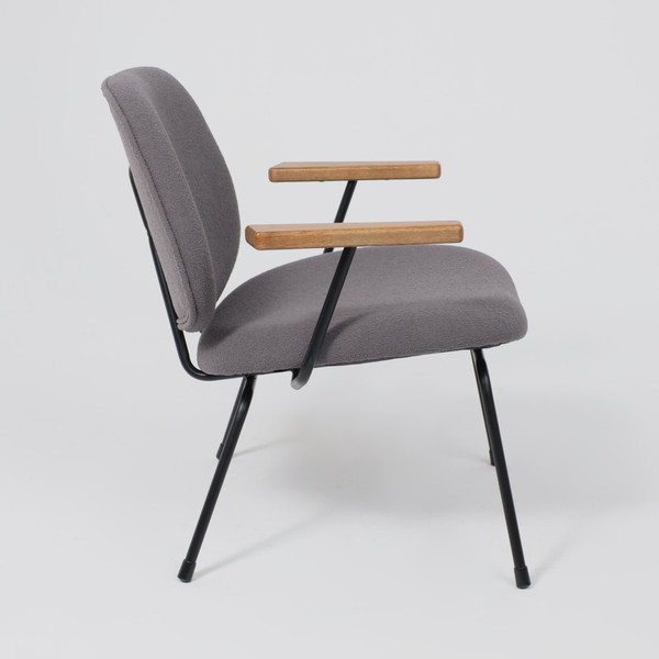 Изображение товара Кресло мягкое AksHome Rudo (серый букле SD8068-5/черный)