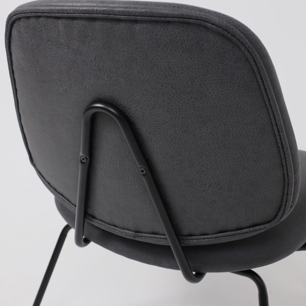 Изображение товара Кресло мягкое AksHome Rudo (экокожа винтажный черный WATUSI 16/черный)