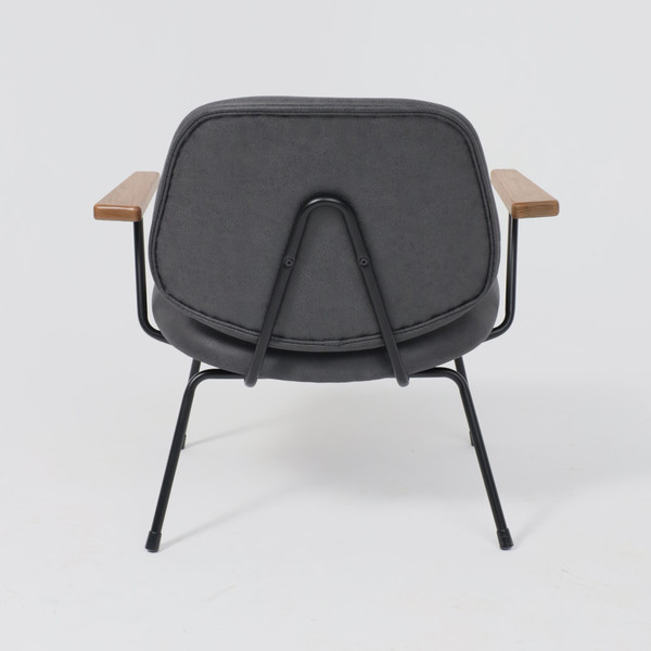 Изображение товара Кресло мягкое AksHome Rudo (экокожа винтажный черный WATUSI 16/черный)