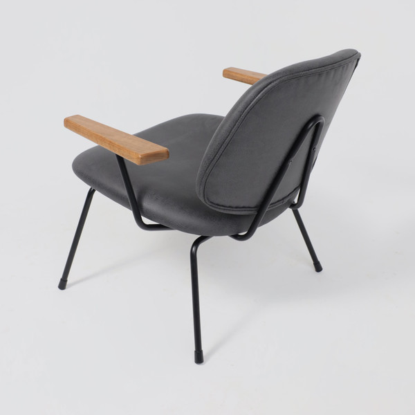 Изображение товара Кресло мягкое AksHome Rudo (экокожа винтажный черный WATUSI 16/черный)