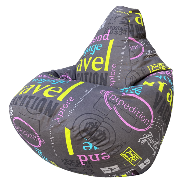 Изображение товара Бескаркасное кресло Flagman Груша Мега XXXL Г3.4-80 (трэвел 01)