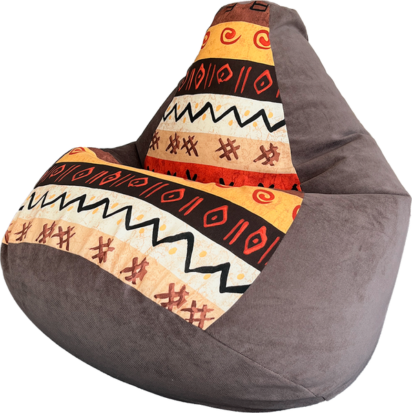 Изображение товара Бескаркасное кресло Flagman Груша Мега XXXL Г3.4-99 (африкус)