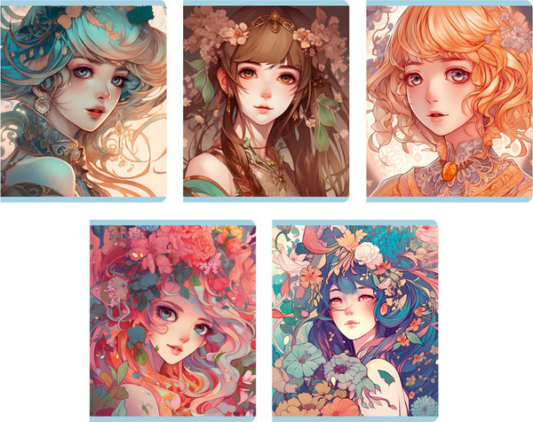 Изображение товара Тетрадь Listoff Нимфы / ТКФ488793