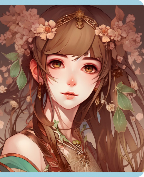 Изображение товара Тетрадь Listoff Нимфы / ТКФ488793